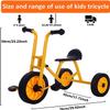 RNQZ Kids Tricycle with Rubber Wheel, Preschool and Playground Learning Activity for Toddlers Ages 2-6, Daycare and Classroom Outdoor Play Equipment,Red view 2