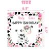 80 Pcs Holy Cow I'm Two Girls Birthday Decorations Moo Moo I'm Two Paper Dinner Plates Napkins Forks Dinnerware for Farm Animals Cow Themed Girls 2nd Birthday Party Supplies view 4