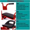 RNQZ Children's Tricycle, 1-8 Years Old Bicycle Outdoor Sports Stroller Taxi Trike for Kids,Suitable for Kindergarten view 2