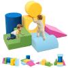 Edbuosy Toddler Climbing Toys Indoor, 7-Piece Colourful Foam Climbing Blocks, Soft Play Climbing for Toddlers, Modular Crawling & Sliding Play Set for Toddlers 1-3 Years Old view 1
