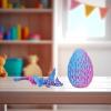 Mydhall 3D Printed Flying Dragon Egg with Articulated Dragon InsideToys&Gifts for Kids,Home Decor,Creative Ornaments,Birthday,Easter (Mysterious Purple) view 4