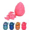 2024 Year of The Dragon Dragon Egg Easter Stuff Easter Gift Egg Moving Dragon 3D Printed Dragon Egg (Rose Red) view 1