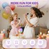 Kinglucky Mini Karaoke Machine for Kids, Top Birthday Gift Pick for Girls Ages 3, 4, 5, 6, 7, 8, 9, 10, 11, 12 Years Old, Kids' Personal Video Players Accessories with 2 Mics Valentine Kid Gift Purple view 3