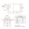 12V/ 24V 5W XD-37GB520 Miniature Gear DC Geared Motor Low Speed High Adjustable Speed Adjustable Direction (Size : 50 RPM, Color : 24V) view 3