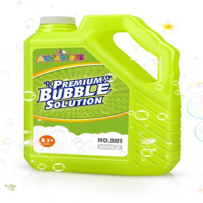 Aujazyble Bubble Solution Refills 32OZ | Giant Bubbles Refill Solution | Bubbles Bulk for Bubble Machine, Bubble Gun, Bubble Wands, Bubble Mower | Bubbles for Kids in Summer Celebrations Party Favor
