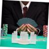 Vaguelly Deck Poker Holder Card Trays for Adults Rotating Playing Card Tray Storage Box view 4