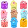 Christmas Slime Kit 9 Pack, with 5 Butter 4 Crystal Slime, Peach Cake Cady etc Charms, DIY Supplies for Girls and Boys, Stress Relief Toy for Kids Education, Slime Party Favor view 1