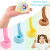 Christmas Slime Kit 9 Pack, with 5 Butter 4 Crystal Slime, Peach Cake Cady etc Charms, DIY Supplies for Girls and Boys, Stress Relief Toy for Kids Education, Slime Party Favor view 3