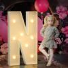 Marquee Letters 3 Feet Tall 3FT Large Light Up Letters N for Backdrop Big Marry Me Sign Birthday Party Decorations Engagement Party Pre-Cut Foam Board view 1