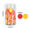 100Pcs Two Color Counters Bingo Chips Math Manipulatives Learning Counters Discs for Preschool Home Classroom Boys Girls, Red Yellow view 2