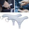 Buckle Release Tool - Compatible with Baby Car Seat, Stroller, Vehicle Buckle & Other Push Button Device - Easy Buckle Release Aid for Arthritis, Long Nails & Elderly (Pack of 2) (Grey) view 1
