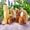Personalized Wooden Animal Toys, Customized Wooden Animal Push Toy With Wheels for Baby, Montessori Wood Animal Sensory Toys Skill And Motor Development, Wooden Cars For Toddlers, Nursery Decor view 3