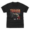 500 LEVEL Ilia Topuria UFC Youth Shirt - Ilia Topuria Retro Bitmap WHT (Tri Black, 6-7Y Small) view 1
