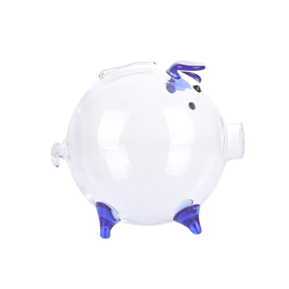 Abaodam Piggie Bank Money Jar for Boys Glass Money Box Piggy Bank Home Saving Pot