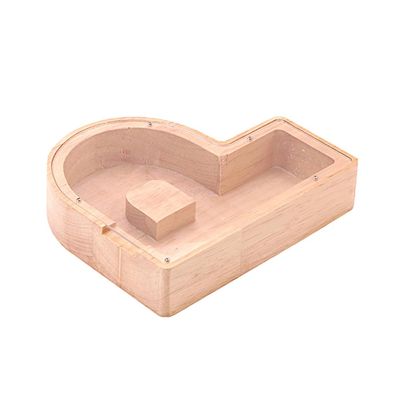 Abaodam 1pc p Shape Piggy Bank Box Khaki Container for Home Creative Saving Pot for Boys and Girls and Adults Unique Design for Daily Savings and Gifting