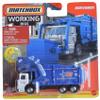 Matchbox Truck With Moving Parts, Working Rigs Toy Truck, 1:32 Scale, Blue, 3+ view 1