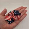 1 inch mini Cornhole Bags Stars and Stripes one inch Quarter Size Replacement Bean Bag toss view 2