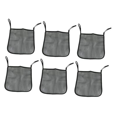 Abaodam 6pcs Stroller Organizer Bag Versatile Bath Toy Holder with Breathable Mesh Design for Easy Access and Quick Drying for Strollers and Bath Essentials