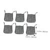 Abaodam 6pcs Stroller Organizer Bag Versatile Bath Toy Holder with Breathable Mesh Design for Easy Access and Quick Drying for Strollers and Bath Essentials view 3