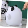 Abaodam Panda Shape Coin Bank Sturdy PVC Vinyl Decorative Piggy Bank for Boys Money Jar Safe Design view 2