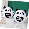 Abaodam Panda Shape Coin Bank Sturdy PVC Vinyl Decorative Piggy Bank for Boys Money Jar Safe Design view 3