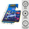 DC Batwheels Toddler Quilted Nap Mat with Built-in Pillow and Blanket, Kids Sleep Mat for Daycare, Travel & Preschool, 20W x 46L view 2