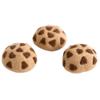 Matthew + Mae Wool Felt Chocolate Chip Cookie Set, 3 Pieces, Handmade Decorative Food, 100% Wool, Approx. 2 Diameter, Home Dcor Accent view 1