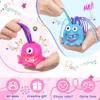 HOMQYTE Fidget Toys Hair Pulling Stress Relief Toys with LED Light Differernt Screams Novelty Screaming Monster for Adults Teens Autism (Blue&Pink, 2P) view 4
