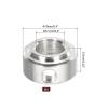 MECCANIXITY 18Pcs RC Airplane Landing Gear Stopper 304 Stainless Steel 5.1mm(0.2") Plane Wheel Collar for RC Airplane Model Remote Aircraft view 2