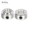 MECCANIXITY 18Pcs RC Airplane Landing Gear Stopper 304 Stainless Steel 5.1mm(0.2") Plane Wheel Collar for RC Airplane Model Remote Aircraft view 3