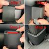 2 Pack Silicone Seat Belt Buckle Holder, Seat Belt Buckle Booster for Kids, Durable Silicone Material, Easy Access to The Buckles of Rear Seats, Car Accessories, Suitable for Most Car Models (Black) view 4