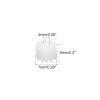 MECCANIXITY 20Pcs Plastic Gears 12 Teeth Plastic Shaft Gears Model 122AA Reduction Gear for RC Car Model DIY Robot,White Module 0.5 view 2