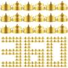 Nezyo 360 Pcs Paper Crowns Bulk King and Princess Crown Hats for Boys Girls Adults Birthday Celebration Supplies Baby Shower Photo Props(Gold) view 1