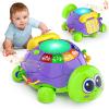 INNOSKY Baby Toys 6-12 Months, Musical Turtle Crawling Tummy Time Development Light up Infant Toys 12-18 Months, Bilingual Educational Boy Girl Gifts Toy for 3-6 4 5 7 8 9-12 Month view 1