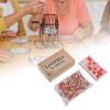 EHJRE Russian Lotto Wood Barrels Russian Lotto Chessboard Game Bingo Cards Chips Russian Lotto Game Bingo Game Set for Adults view 4