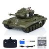 wheelfun Henglong 1/30 RC Battle Tank Pershing M26 3841-02 2.4G RC Tank Model 360 Turret Rotation Infrared Battle Chassis Recoil Hobby Model view 1