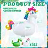 Hiboom 2 Pcs Giant Inflatable Hopping Toys 51 Inch Bouncer Animal Toys Ride on Toy Hopping Toy Hopper for Birthday Party Gifts Supports up to 250 Pounds (Dinosaur,Unicorn) view 3