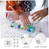 COLLBATH 50pcs Raffle Balls Bingo White Balls Non-fading Numbers for Celebrations Events Party Games view 3