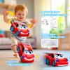 AEROQUEST Remote Control Car, RC Car Toy with Lights and Sounds for Boys, Girls and Toddlers Ages 1-3 2-4 4-7 & 3 Years Old view 3