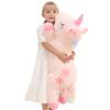 32inch Cute Giant Pink Unicorn Plush, Jumbo Soft Body Pillow Pet, Large Rainbow Unicorn Stuffed Animals Toy, Big Doll for Kids Girls and Boys, Birthday view 1