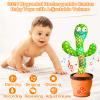 Rechargeable Dancing Talking Cactus Toy Mimics Back, Singing Mimicking Cactus Baby Toy That Talks Back, Educational Baby Toys 18 months+ w/ 51 English Songs, Valentines Day Gifts for Kids, Toddlers view 2