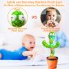 Rechargeable Dancing Talking Cactus Toy Mimics Back, Singing Mimicking Cactus Baby Toy That Talks Back, Educational Baby Toys 18 months+ w/ 51 English Songs, Valentines Day Gifts for Kids, Toddlers view 3