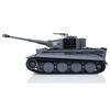 wheelfun Taigen 1/24 RC Battle Tank Tiger I RC Infrared Combat Military Tanks End-Term Chassis Recoil LED Flash Gray view 2