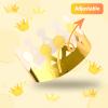 ANPUNAT 30 PCS Golden Paper Crown Gold Crowns Hats Party King Crowns for Birthday Party Baby Shower beauty pageant Photo Props view 2