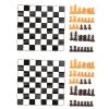 2 Set Chess Set, Portable Chess Set, Travel Chess Set, Chess Game Chess Pieces Set, Tournament Chess Set, Portable Adult Playing Chess Game Toy, for Begginers view 1