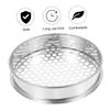 balacoo 2pcs Stainless Steel Soil Sifters Round Soil Sieves for Garden Use Lightweight Sifting Tool for Removing Stones and Debris for Planting and Landscaping view 2