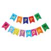 uxcell Birthday Bunting Banner, Birthday Sign Letters Banner for Party Supplies and Birthday Decorations Circular Style view 1