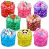 8 Pack Jelly Cube Crunchy Slime Kit, with Soft Stretchy Non-Sticky Clear Crunchy Slime Toy, Stress Relief Toy for Girls and Boys, Best Birthday Gift, Kids Party Favors and School Education view 1
