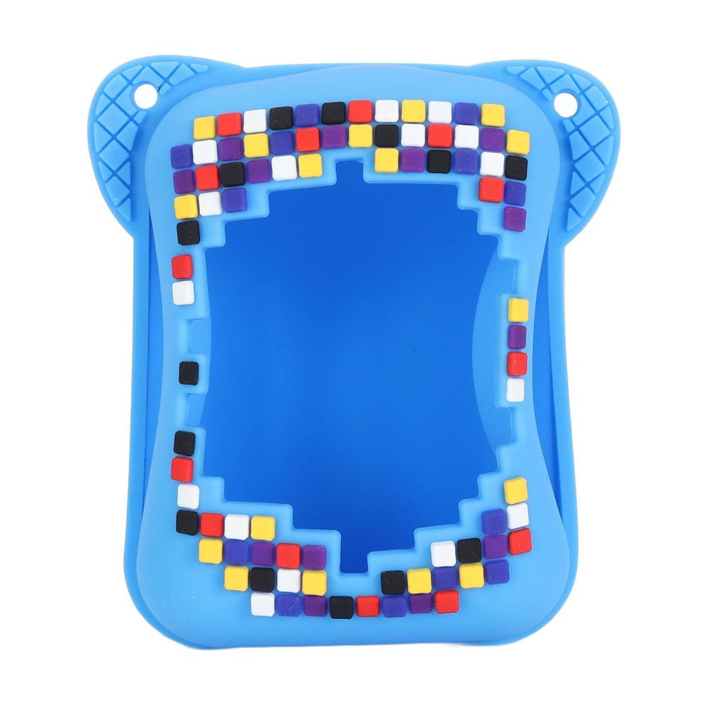 Depisuta Silicone Case for Interactive Toy Digital Pet, Silicone Cover Case with Lanyard, Professional Silicone Skin Protective Cover for Virtual Electronic Pets Accessories, Blue