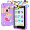VATOS Kids Smart Phone Toy for Girls Boys 3 4 5 6 7 8 9 Years Old, 4" Large Touchscreen Mermaid Style Kids Cell Phone with Dual Camera, Music Player, Puzzle Game, 8GB Memory Learning Toy Birthday Gift view 1